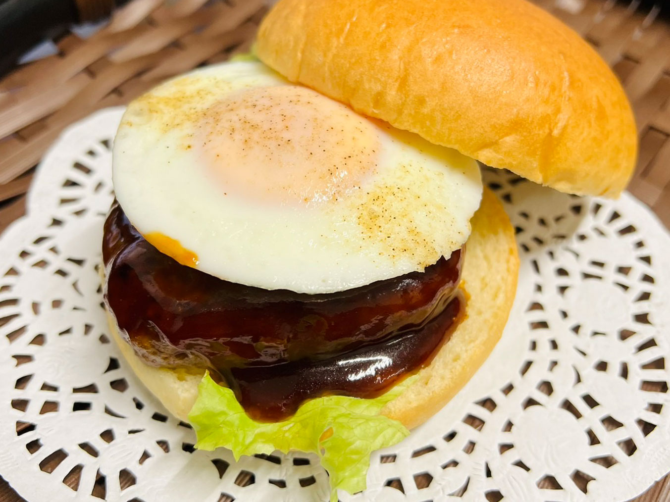 数量限定・日替わり販売！手作り照り焼きバーガー